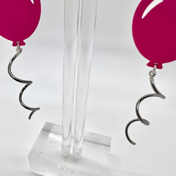 Balloon Earrings - Clown Earrings - Birthday Party Earrings - Festival Earrings - Picture 3 of 6